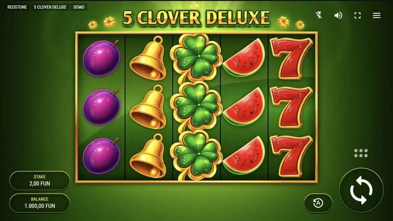 5 Clover Deluxe - pelinäyttö